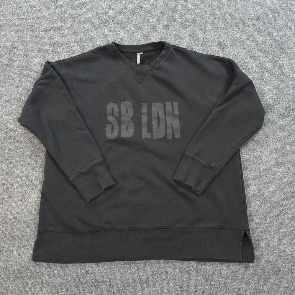 Sweaty Betty Black SB LDN Logo Sweatshirt